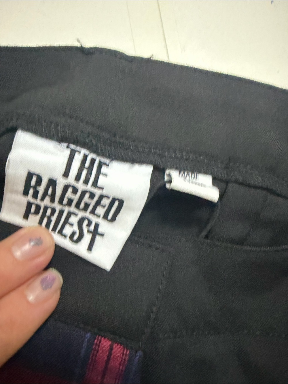 🆕The Ragged Priest - Error Patchwork High Rise Slouchy Straight Leg pant - Picture 6 of 15